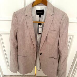 Banana Republic Linen Blazer 6 Tall